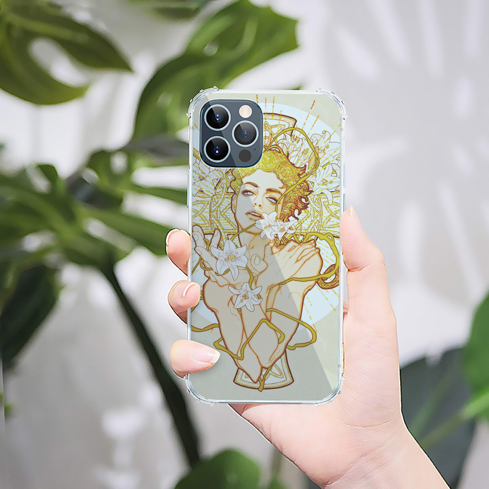 （画像用） ジョジョの奇妙な冒険 JoJo's Bizarre Adventure 【iPhone 12シリーズ対応】透明スマホケース（クリアソフトケース）
